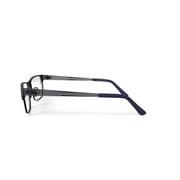 Phat Farm Men’s HV705 Square Prescription Eyeglasses with Case, Navy