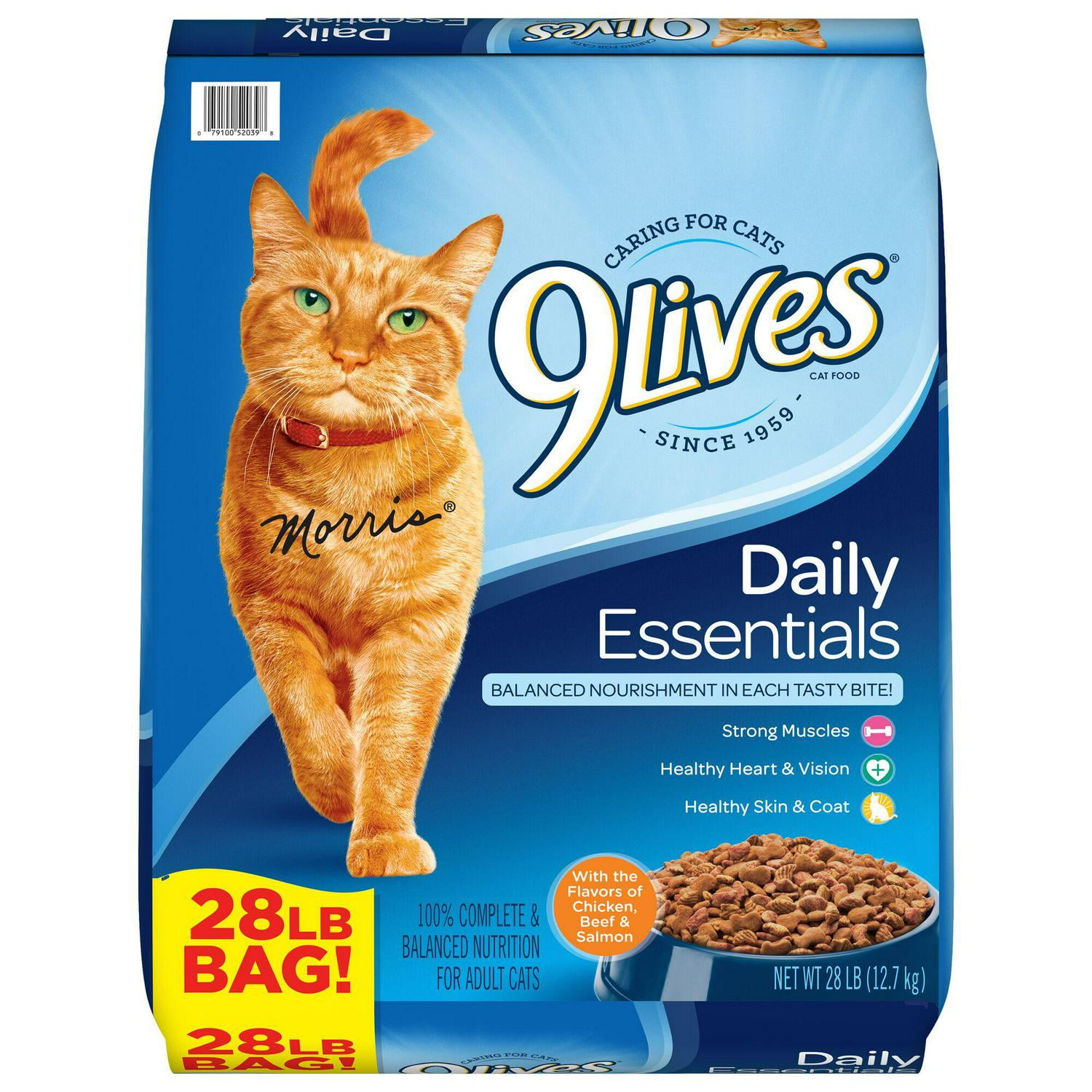 9Lives Daily Essentials All Life Stages Chicken, Beef and Salmon