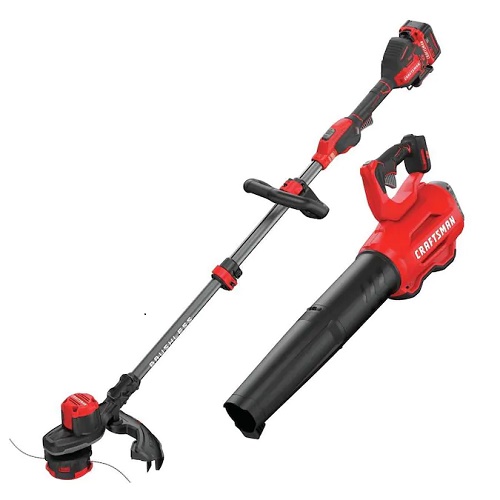 CRAFTSMAN V20 2Piece 20Volt Max Brushless Cordless Trimmer / blower