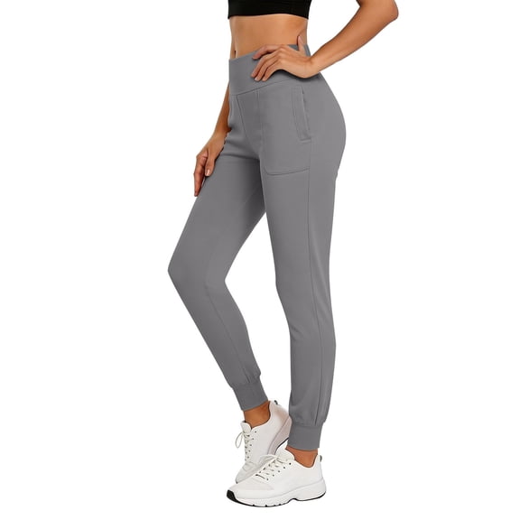 Maean Womens Jogger Pants High Waist Stretch Casual Sweatpant Lightweight Running Workout Lounge Pant with Pockets