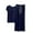 Blue, variant on Women’s Comfy Cotton Pajama Set Round Neck Top + High-Waisted Skirt with Drawstring & Pockets! Soft Loungewear Chic & Cozy Sleepwear Set for Women