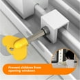thumbnail image 6 of TIERPOP 10Pcs Sliding Window Lock with Key Window Stoppers Window Security Lock for Horizontal Sliding Window Easy Installation, 6 of 12