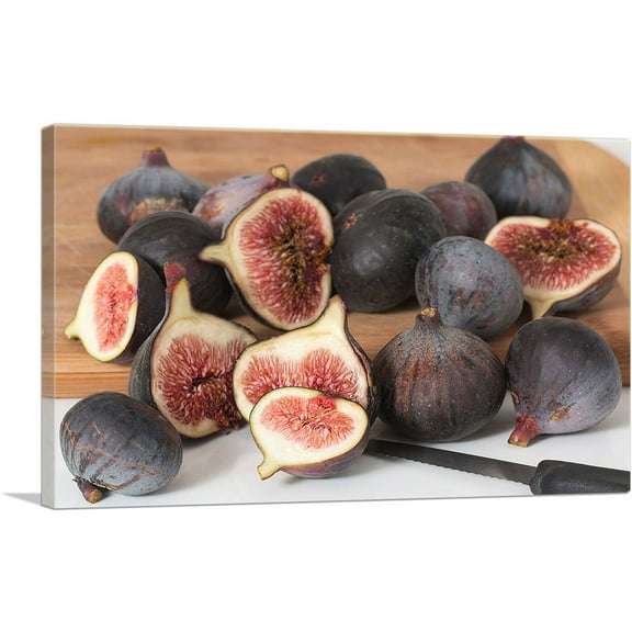 ARTCANVAS Figs Home decor Canvas Art Print - Size: 26" x 18" (0.75" Deep)