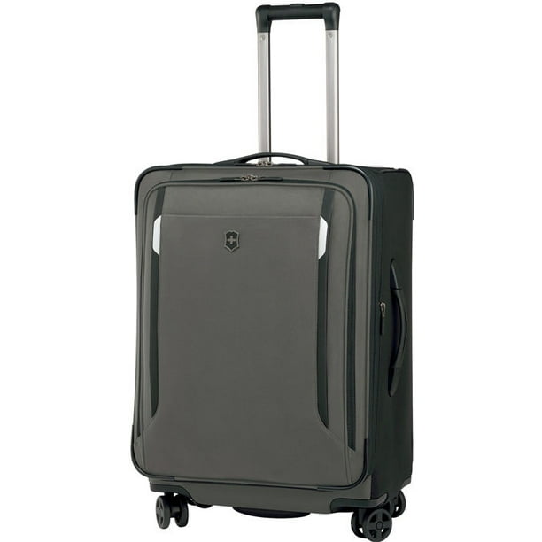zo veel Verwoesting Afstudeeralbum Victorinox Werks Traveler 24" Dual-Caster Expandable 8-Wheel Upright  Suitcase - Walmart.com