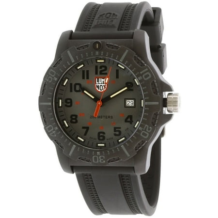 Luminox Men's Black Ops XL.8882 Silicone Swiss Quartz Diving Watch