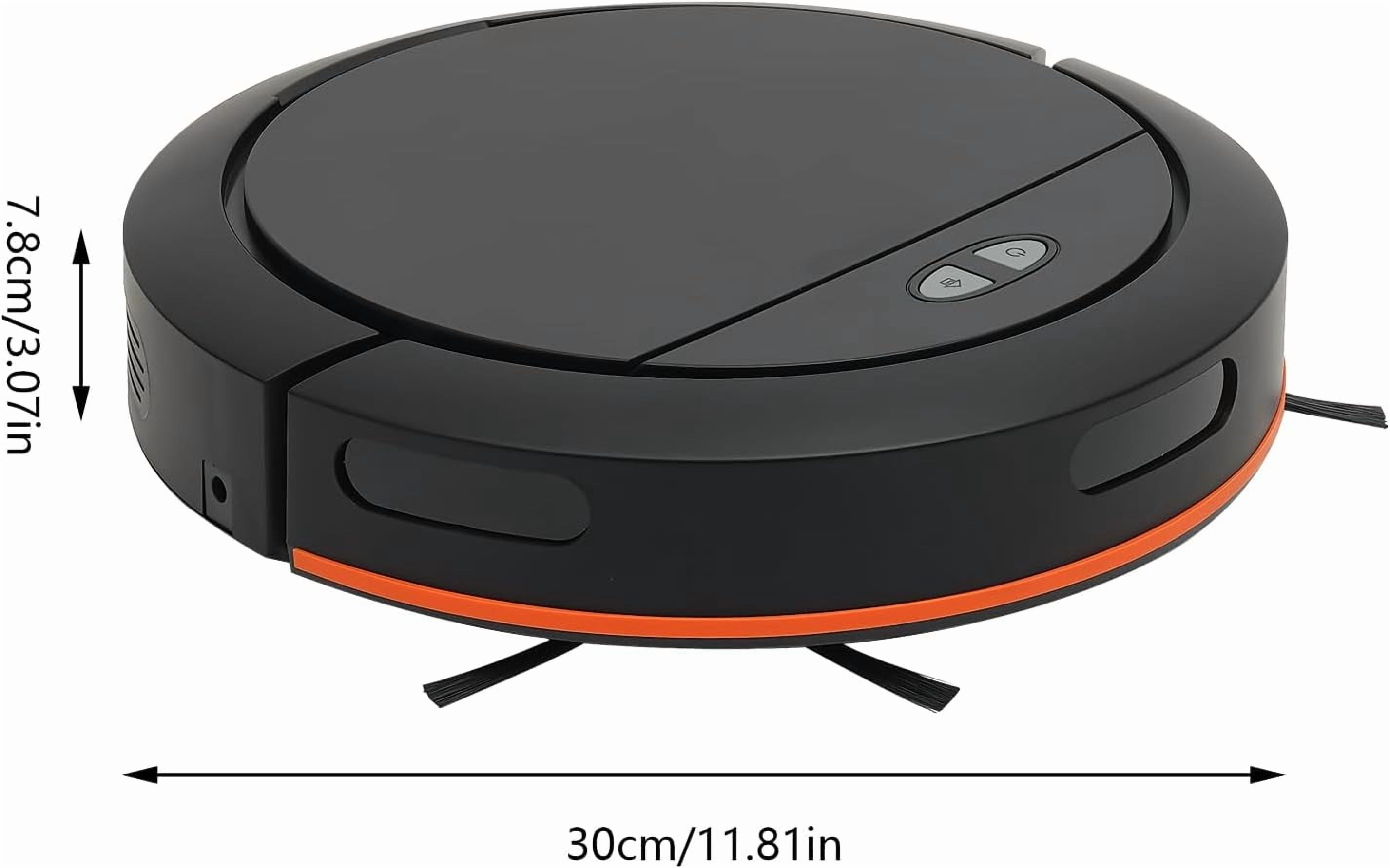 Robot Vacuum Cleaner with 2700Pa Strong Suction, APP/Remote Control, Automatic Self-Charging Robotic Vacuum, Scheduled Cleaning,  for Hard Floor, Low Carpet (Black)