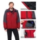 thumbnail image 5 of Chaqueta de esquí de montaña impermeable Wantdo para hombre, color rojo XL, 5 of 6