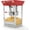 Red 12OZ, variant on 12oz Commercial Popcorn Machine, 800W Tabletop Pop Corn Machine with Warming Deck, Movie Theater Popcorn Maker with Stainless-Steel Kettle for Home & Party Use (Red - A)