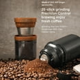 thumbnail image 4 of MesaSe TOMSHOO Electric Burr Coffee Grinder 25 Gears Adjustable 24W Portable USB Rechargeable Burr Mill Coffee Bean Grinder with Stainless Steel Core Cleaning Brush for Espresso French Pr, 4 of 6