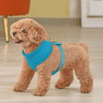 thumbnail image 3 of MoNiBloom No Pull Dog Harness, Pet Vest Adjustable Mesh Breathable Harnesses for Dogs Walking, Sky Blue S, 3 of 8