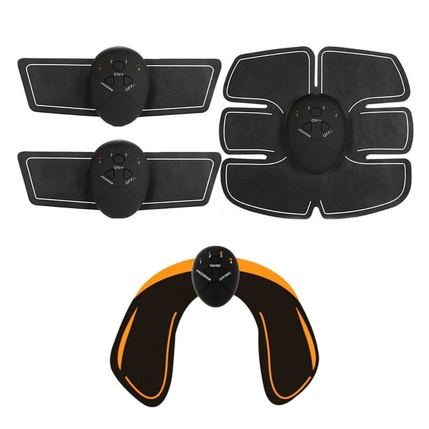 Masajeador de músculos abdominales Wosthever Estimulador eléctrico del músculo del abdomen Accesorios para máquinas de ejercicios conjunto 3
