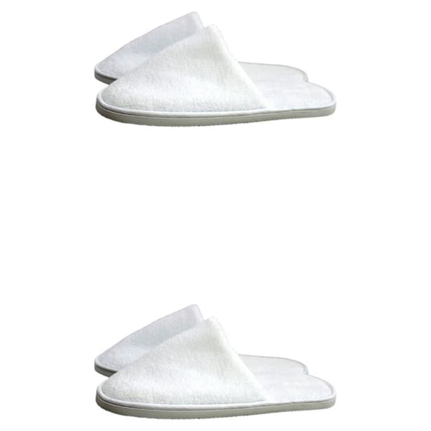 Zapatillas de hotel desechables Minnieouse 10 pares Coral Talla única Blanco