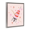 thumbnail image 4 of Spaceship with Lasso Gray Framed Floater Canvas Wall Art, design by Nina Jacobs, 4 of 10