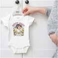 thumbnail image 5 of Betty Boop Flower Power Love Hippie Bodysuit Jumper Girls Infant Baby Brisco Brands NB, 5 of 6