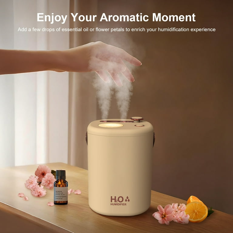 KOPEXY 2L Quiet Cool Mist Humidifier, Portable Ultrasonic Diffuser