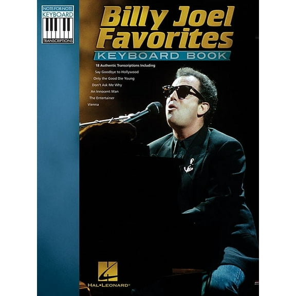 Note-For-Note Keyboard Transcriptions Billy Joel Favorites Keyboard Book, (Paperback)