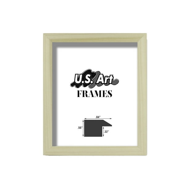 Natural Unfinished .84 inch Moulding, Solid Wood Wall Decor Poster