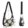 thumbnail image 4 of Nylon Crescent Bag for Women Men Trendy, Floral Medium Crossbody Dumpling Bags with Adjustable Strap Lightweight Travel Shoulder Tote Half Moon Hobo Bag, 4 of 5