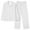 White, variant on Samickarr Homewear Silk Pajamas For Women Soild Long Sleeve Two-Piece Sleepwear Button Down Nightwear Soft Loungewear Single-Breasted Pajama Sets
