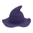 thumbnail image 4 of Hauaitttt Women Thickening Type Daily and Festival Witch Collapsible Hat Knitted Steepletop Hat Foldable Cowboy Hat Cowboy Hat for Toddler Boy Cowboy Hat 7 1/8 Toddler Western Belt Adult Cowboy Hats, 4 of 5