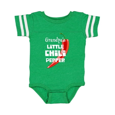 

Inktastic Grandpa s Little Chili Pepper Gift Baby Boy or Baby Girl Bodysuit