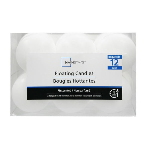 Mainstays Unscented Floating Candles