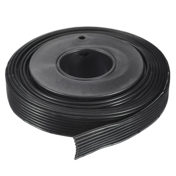 Unique Bargains 20AWG Silicone Ribbon Cable 8Pin 20 Gauge Flat Cable Flexible Silicone Wire 3m/9.8ft Black Tinned Copper Wire