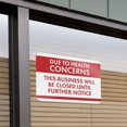 thumbnail image 3 of This Business Will Be Closed Until Further Notice Home Business Office Sign, 3 of 3