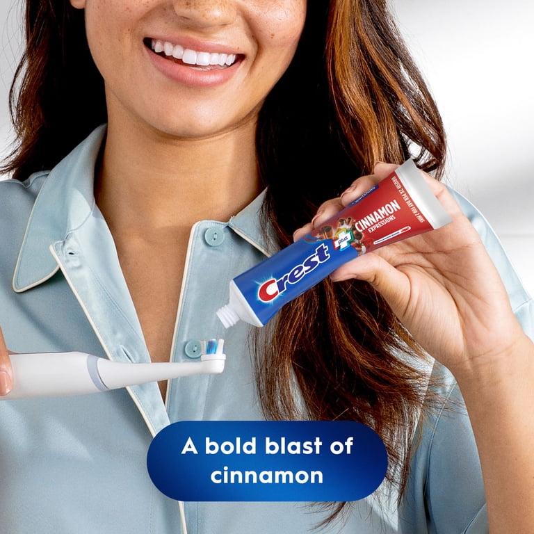 Crest Complete Plus Cinnamon Expressions Toothpaste 5.4 oz, Cavity