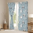 thumbnail image 3 of Homewish Funny Kawaii Owl Curtains Pack of 2 (42x84 Each), Cute Cartoon Animal Curtains Blackout, Teens Kids Boys Girls Bedroom Curtains, Blackout Curtains Home Decor, 3 of 6