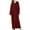 Wine Red, variant on yunLCZ Nightgowns for Women Women Pajamas Flannel Thickened Long Coat Homewear Pajamas Women Nightshirt