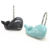 Whale Watch Resin Shower Curtain Hooks by Allure Home Creation