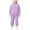 Sets-338Purple, variant on LEKWK Toddler Little Kid 2-Piece Sweatsuit Quarter Zip Fleece Pullover Elastic Waist Joggers Warm Soft Sherpa Tracksuit Winter Active Playwear Set