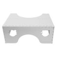 thumbnail image 2 of Foldable Toilet Stool, Squatting Posture Poop Stool, Bathroom Anti Slip Toilet Assistance Step Stool, Portable Travel Foot Stool for Toilet, Easy to Storage Toilet Squat Stool, 2 of 7