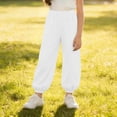 thumbnail image 6 of VEKDONE Toddler Boys Girls Joggers Kids Elastic Waist Baggy Sweatpants Breathable Relaxed Fit Everyday Casual School Play Bottoms, 6 of 9
