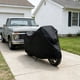 thumbnail image 5 of Funda para motocicleta Almacenamiento impermeable en interiores exteriores, poliéster resistente a prueba de viento y antiviento, bicicletas Universal Fit, 4 tallas 200-240cm, negra, 5 of 6