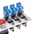 thumbnail image 3 of 12V Racing Car LED Ignition Toggle Switch Panel Engine Start On/Off Push Button, 3 of 5