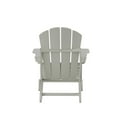thumbnail image 4 of WestinTrends Malibu Outdoor Lounge Chair Set, 4-Pieces Adirondack Chair Set of 2 with Ottoman, All Weather Poly Lumber Patio Lawn Folding Chair for Outside Pool Beach, Sand, 4 of 10