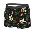 thumbnail image 2 of Disketp Bees Men'S Boxer Briefs,Soft And Breathable Cotton Underwear With Comfortflex Waistband, 2 of 8