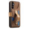 thumbnail image 6 of TECH CIRCLE for Galaxy S24 FE Case 6.7" 2024 Release, Classic Flip Wallet Case with RFID Blocking Card Slots & Cash Pocket & Hand Strap, PU Leather Protective Lightweight Fold Case with Stand, Brown, 6 of 6