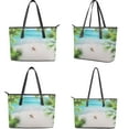 thumbnail image 3 of ZUXONGSY Beach Starfish Palm Tree Print Large Capacity Shopping Tote for Women Waterproof Handbag and Wallet Set Handbag with Matching Wallet for Shopping Work, 3 of 4