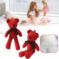 thumbnail image 4 of Bearachild Muñecos de peluche de oso duraderos, adecuados para diversas ocasiones, elección para regalos, muñecos colgantes, regalos de felpa Kits de decoración para fiestas No.1, 4 of 6