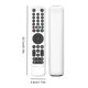 thumbnail image 3 of Caso Remoto Silicona para TCL RC716/RC833 Gub1 Cubierta Protectora Remota () White, 3 of 3