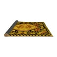 thumbnail image 2 of Ahgly Company Indoor Rectangle Medallion Yellow French Area Rugs, 8' x 10', 2 of 4
