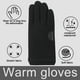 thumbnail image 3 of Guantes Pantalla táctil Guantes para correr Guantes de invierno Forro para correr Ciclismo Trabajar Senderismo Conducir, 3 of 5