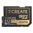 thumbnail image 3 of TEAMGROUP 512GB T-Create Expert S.M.A.R.T Monitored A2 microSDXC UHSI-I/U3 V30 4K High speed memory card with adapter, Compatible with GoPro, Insta360, Speed up to 160MB/s (TTCS512GIA2V3003), 3 of 3