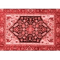 thumbnail image 1 of Ahgly Company Machine Washable Indoor Rectangle Abstract Red Modern Area Rugs, 8' x 10', 1 of 4