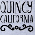 thumbnail image 2 of CafePress - Quincy California - Cute Infant Baby Football Bodysuit, 2 of 3