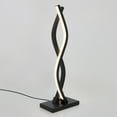 thumbnail image 4 of Artika Wavey Modern Table Lamp, Black, 4 of 5