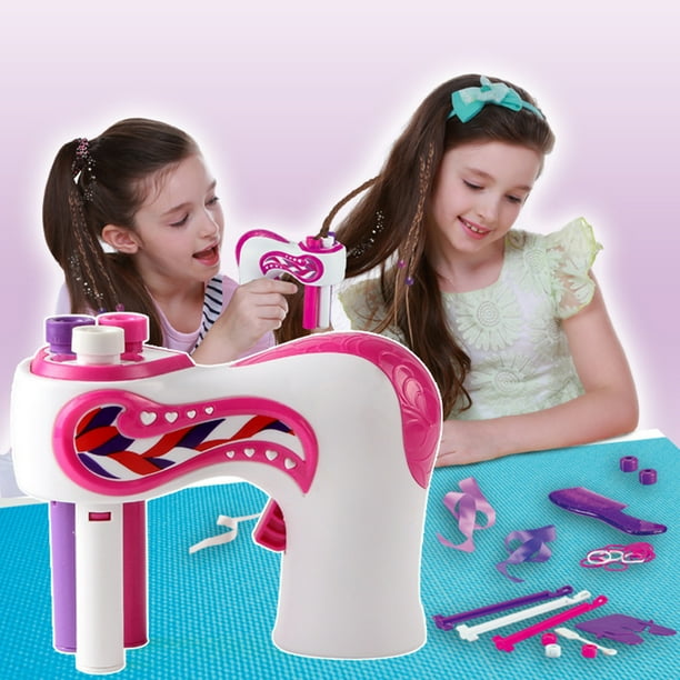 Labymos Girls Automatic Hair Braiding Device Electric Quick Twist Hair Braider Machine Styling Kit Ponytail Walmart